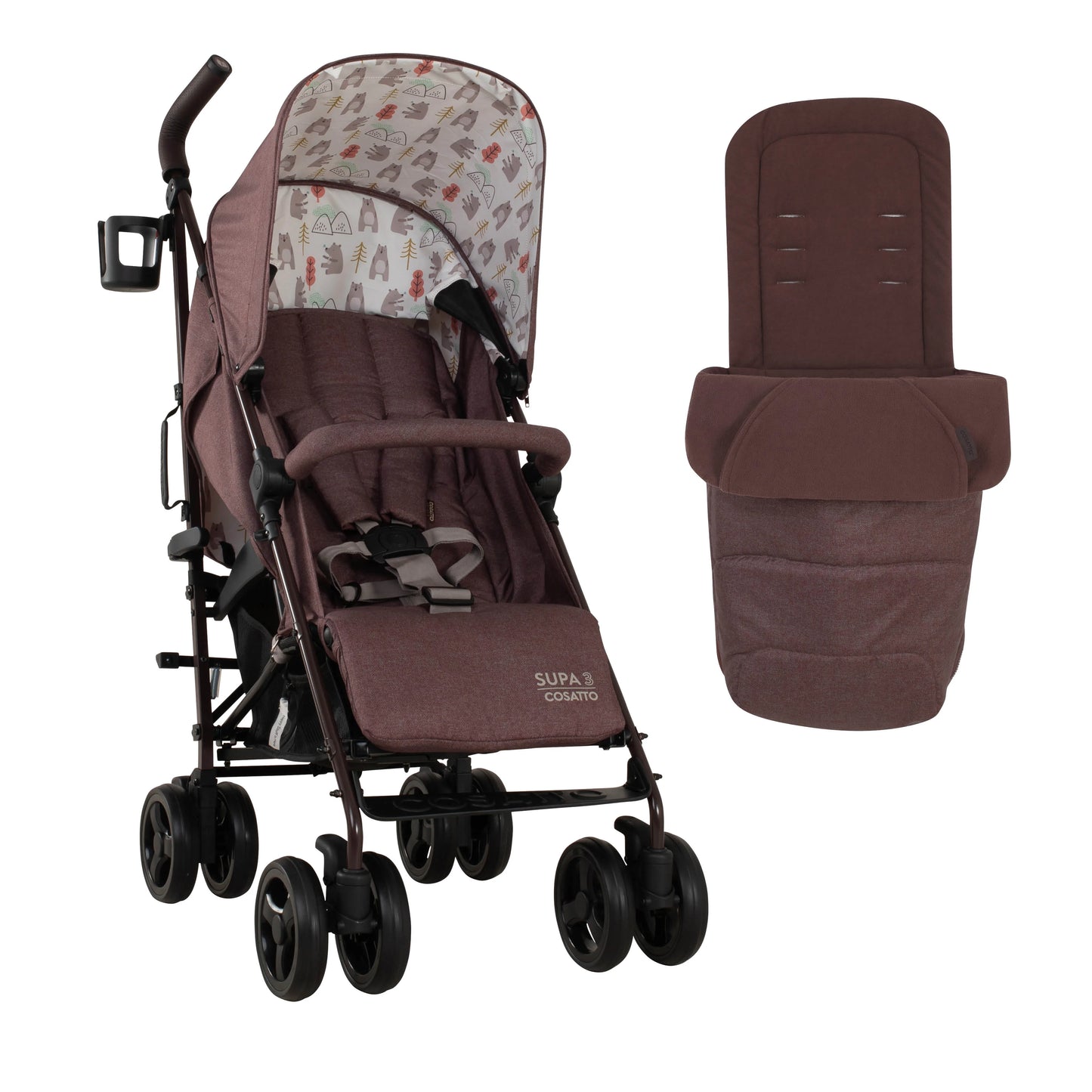 Cosatto Supa 3 Stroller - Bear Hug * PRE ORDER EARLY JULY