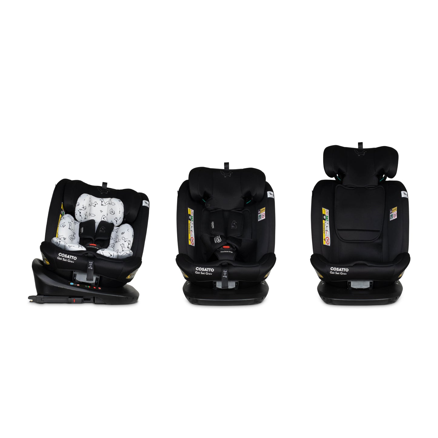 Cosatto Get Set Grow i-Size Car Seat Fixed *JUNE OFFER