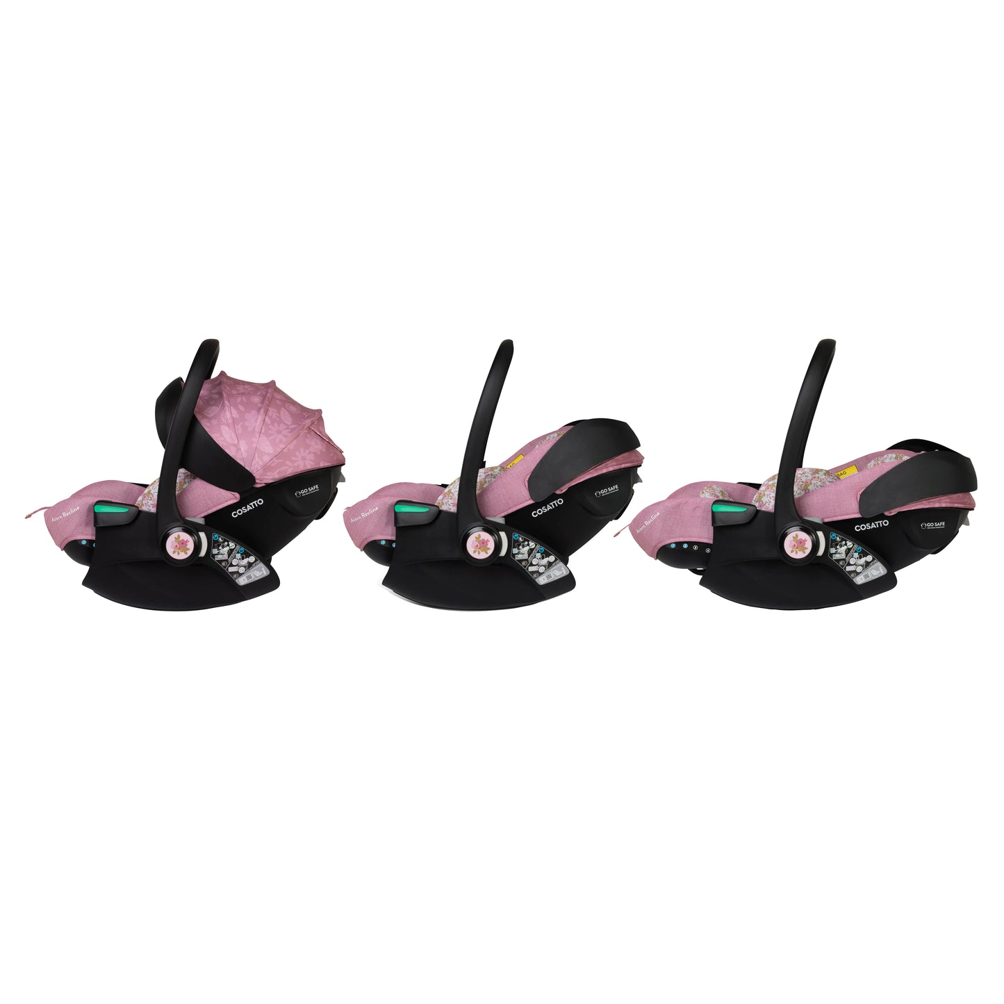 Cosatto Woosh City Recline Car Seat Bundle Camille