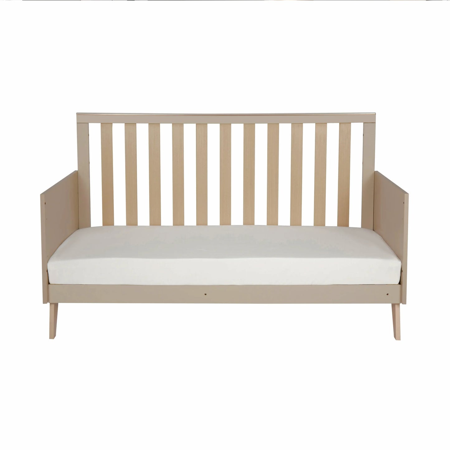 Babymore Dante cot bed with cot top changer - Cashmere