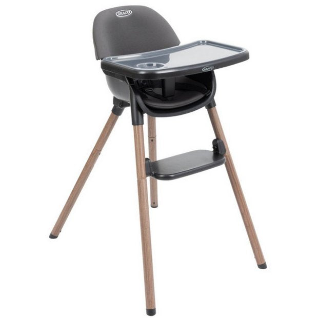Graco Presti Highchair Charcoal ~ open box Birmingham store