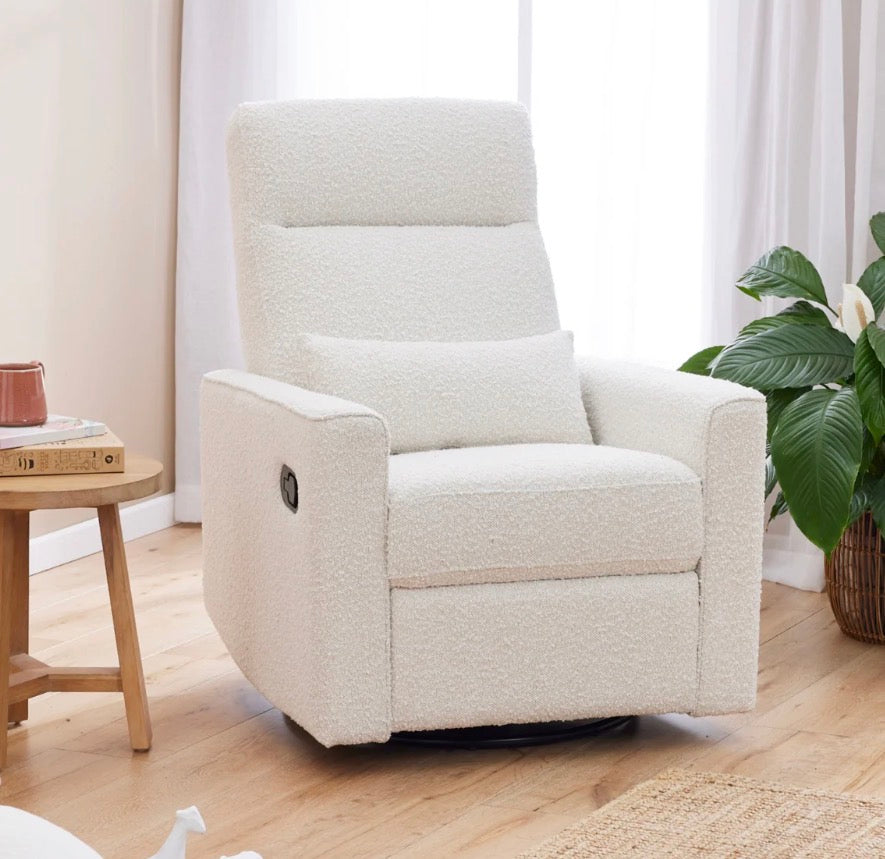 Tutti Bambini Paige Recliner Glider by Nursery Chair ~ Vanilla Boucle