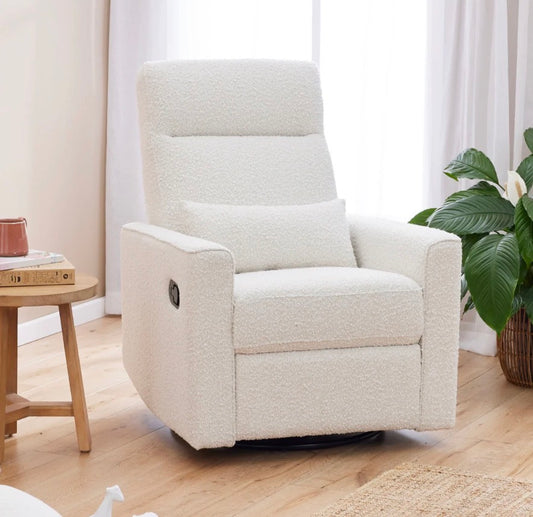 Tutti Bambini Paige Recliner Glider by Nursery Chair ~ Vanilla Boucle