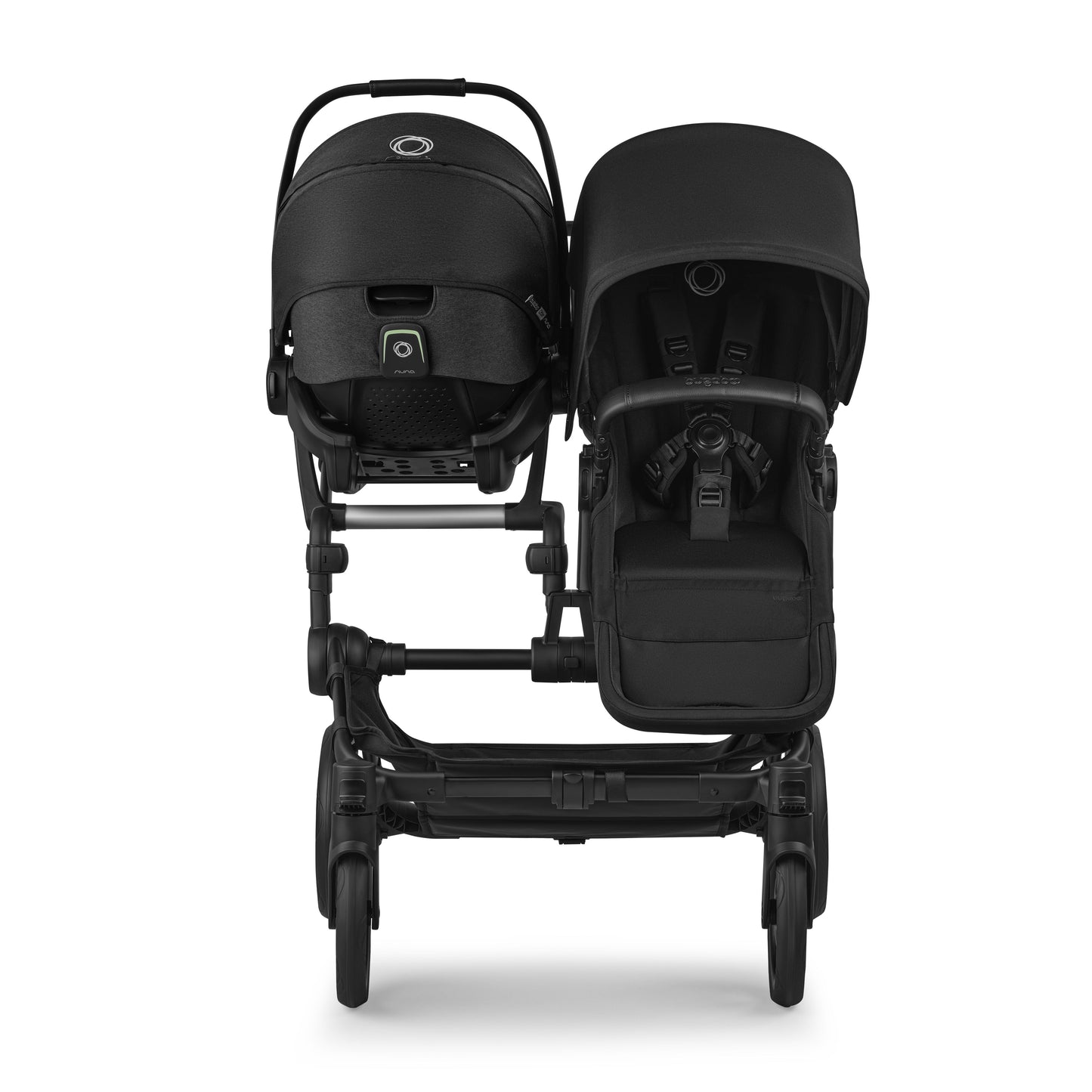 Bugaboo Donkey 6 Double Ultimate Cloud T Newborn Bundle Heritage Black