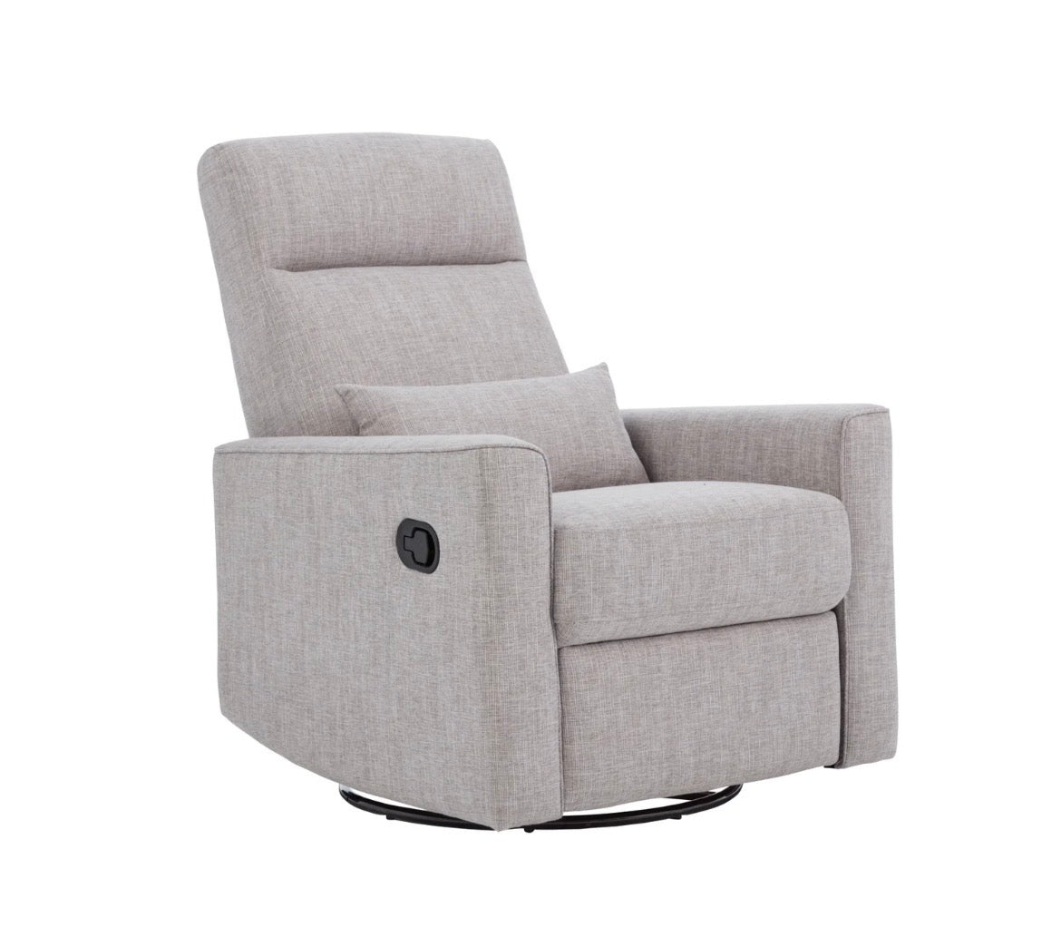 Tutti Bambini Paige Recliner Glider Nursery Chair ~ pure grey