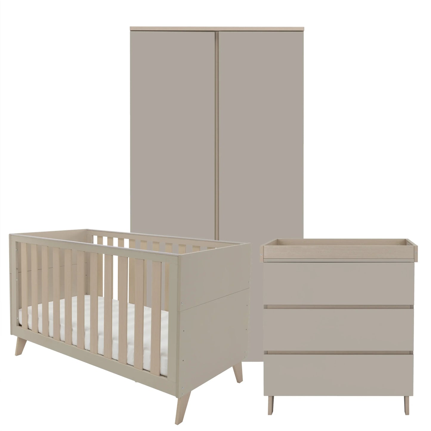 Babymore Dante 3 piece Nursery Room set -Cashmere *JUNE OFFER