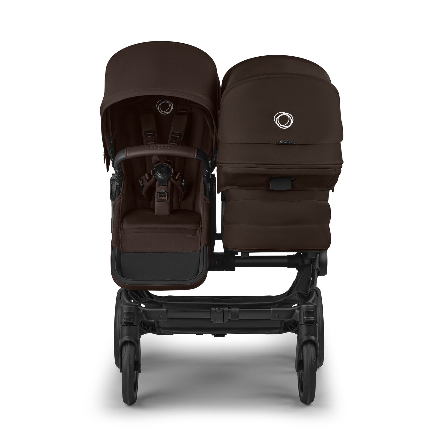 Bugaboo Donkey 6 Double Ultimate Newborn Bundle Cocoa Brown