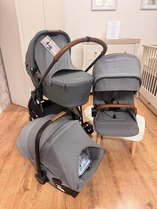 Nuna IXXA Next + PIPA Urbn Bundle in Granite Ex Display Birmingham Store