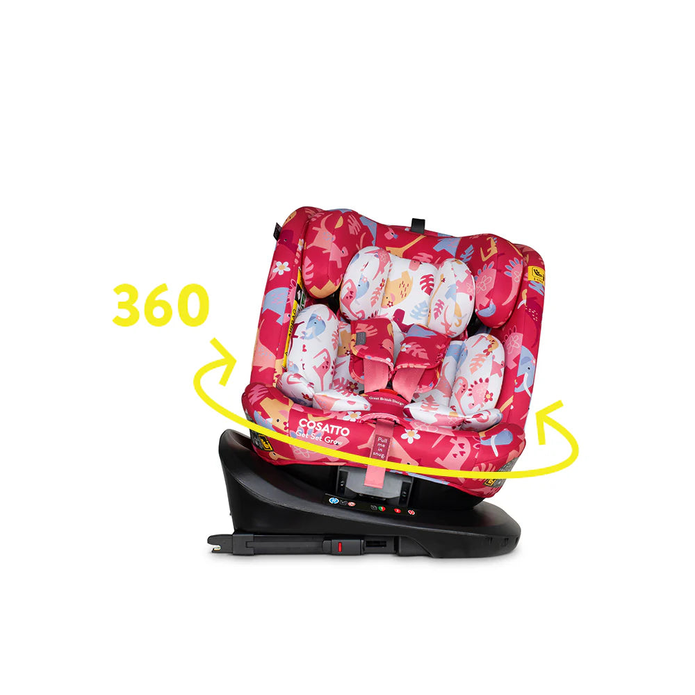 Cosatto Get Set Grow i-Size Car Seat Dino Delite * JUNE OFFER
