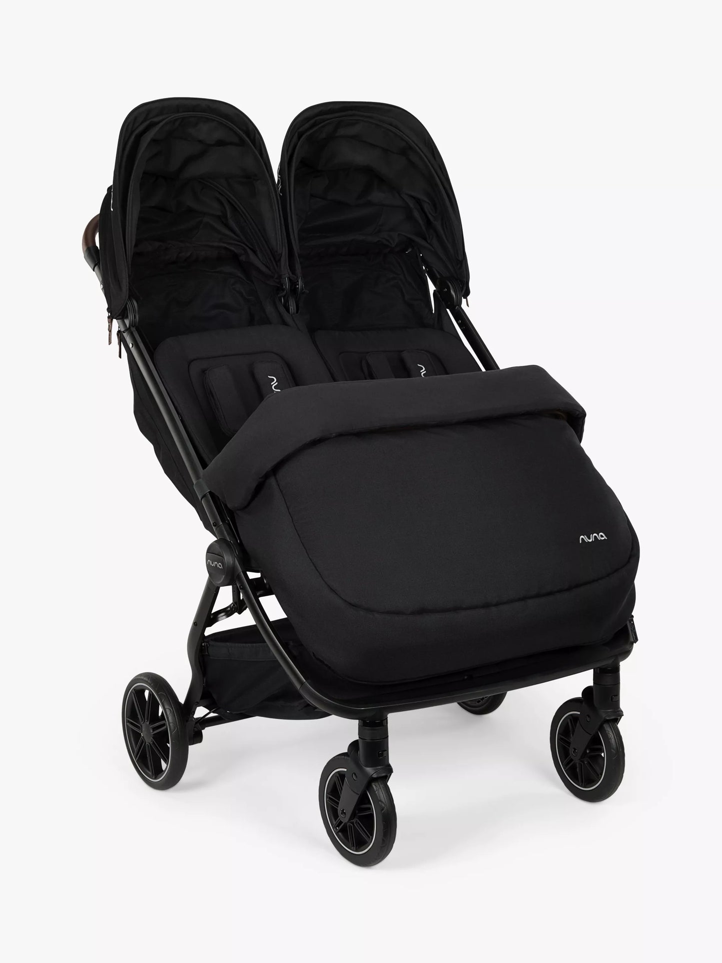 Nuna trvl double footmuff~ caviar ~ open box