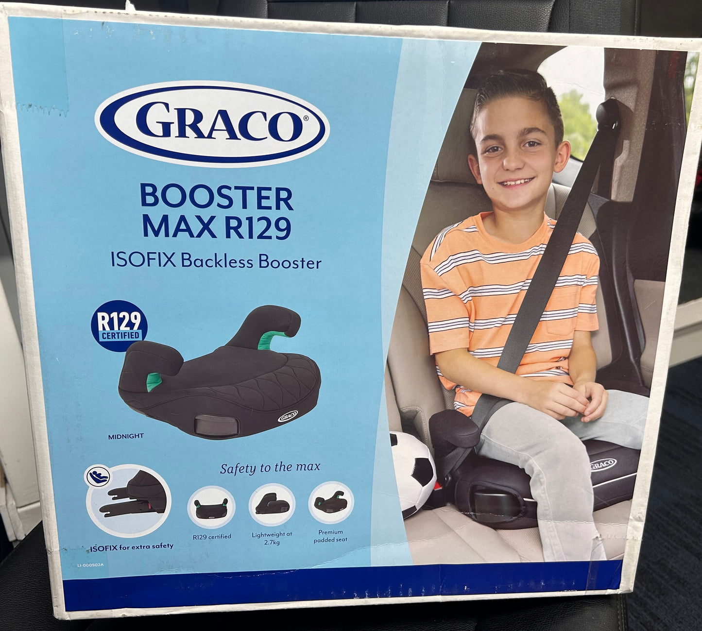 Graco booster max r129 ~ open box ~ Birmingham store