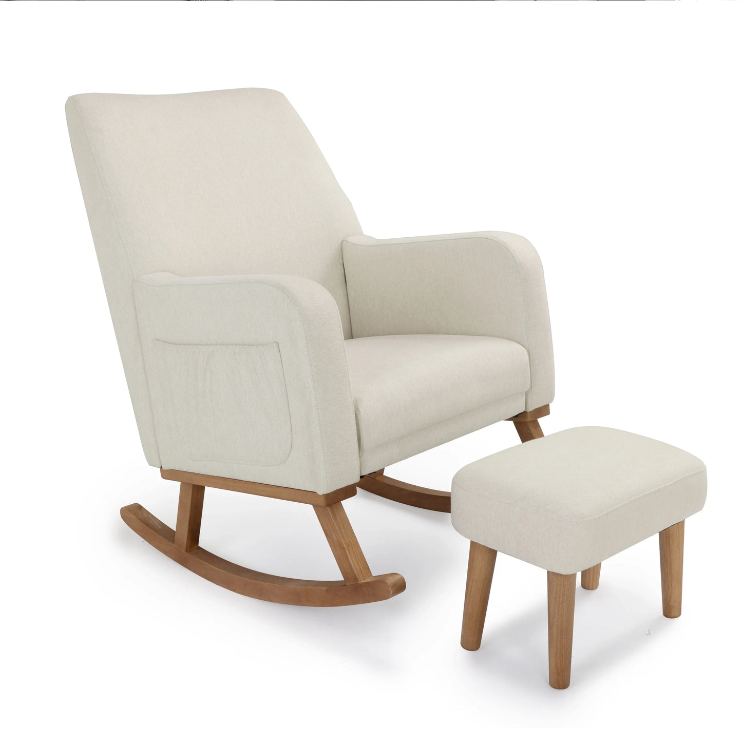 Babymore Callie Nursing Chair - Ivory *JUNE OFFER