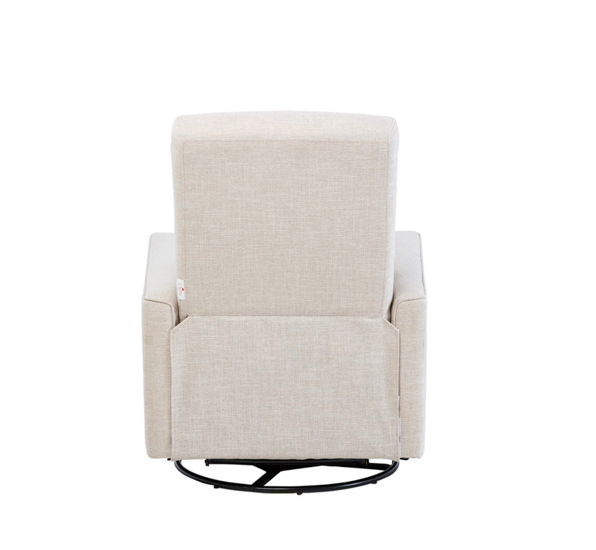 Tutti Bambini Paige Recliner Glider Nursery Chair ~ Egg shell
