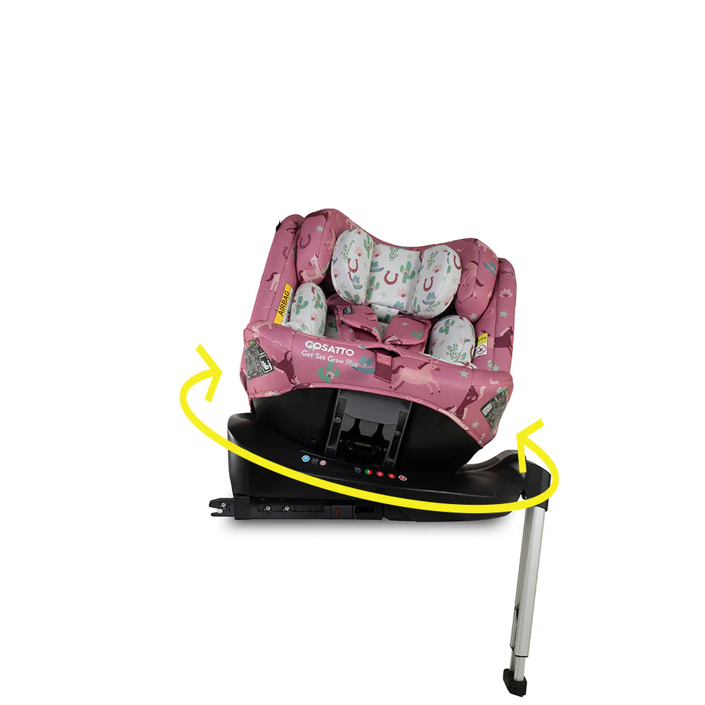Cosatto Get Set Grow Plus i-Size 360 Car Seat - Pony Party * PRE ORDER END JUNE
