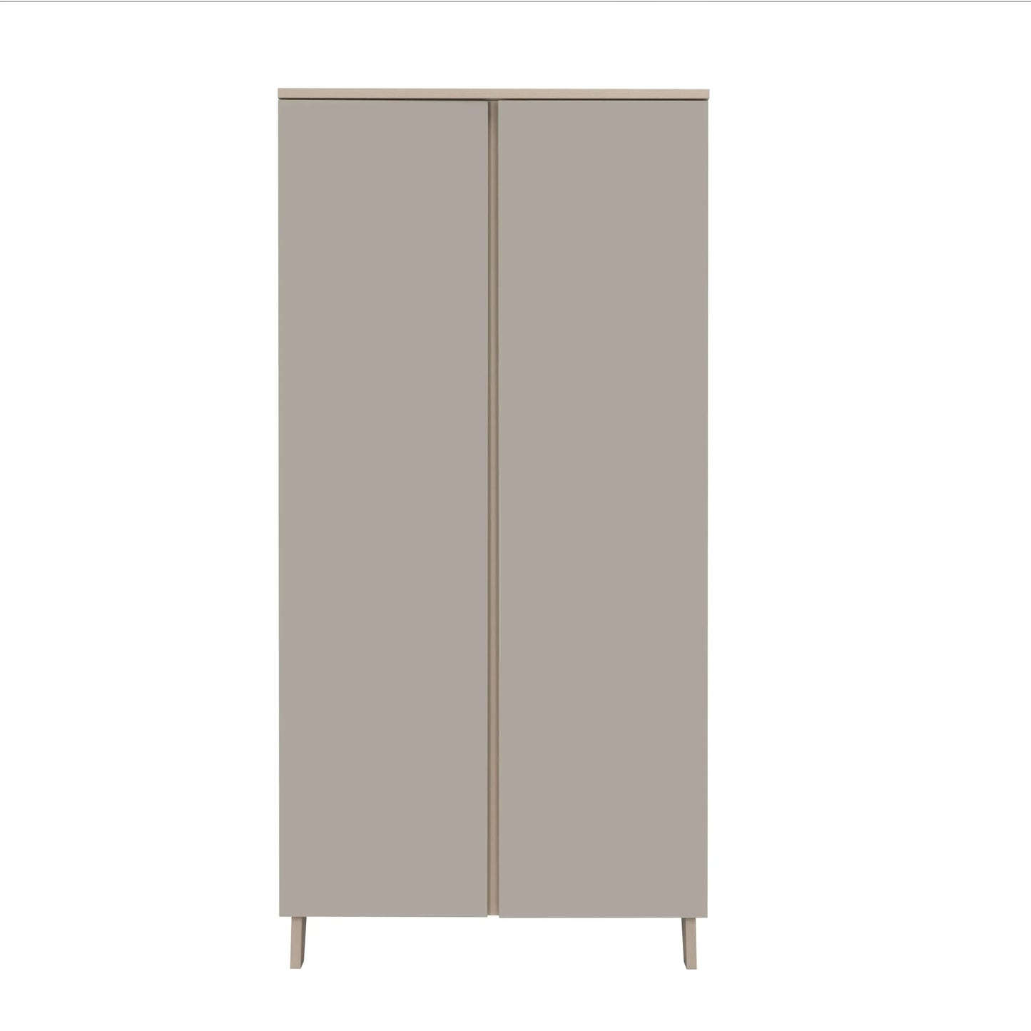 Babymore Mira Nursery Wardrobe – Cashmere Warm Oak