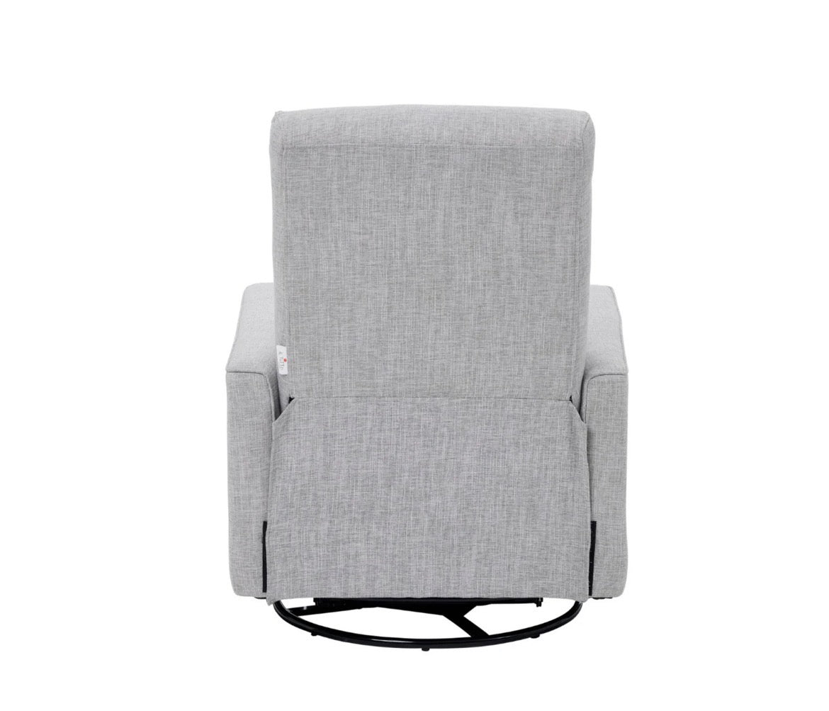 Tutti Bambini Paige Recliner Glider Nursery Chair ~ pure grey
