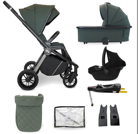 My Babiie Mb450i Forest Green Inc Isofix Base