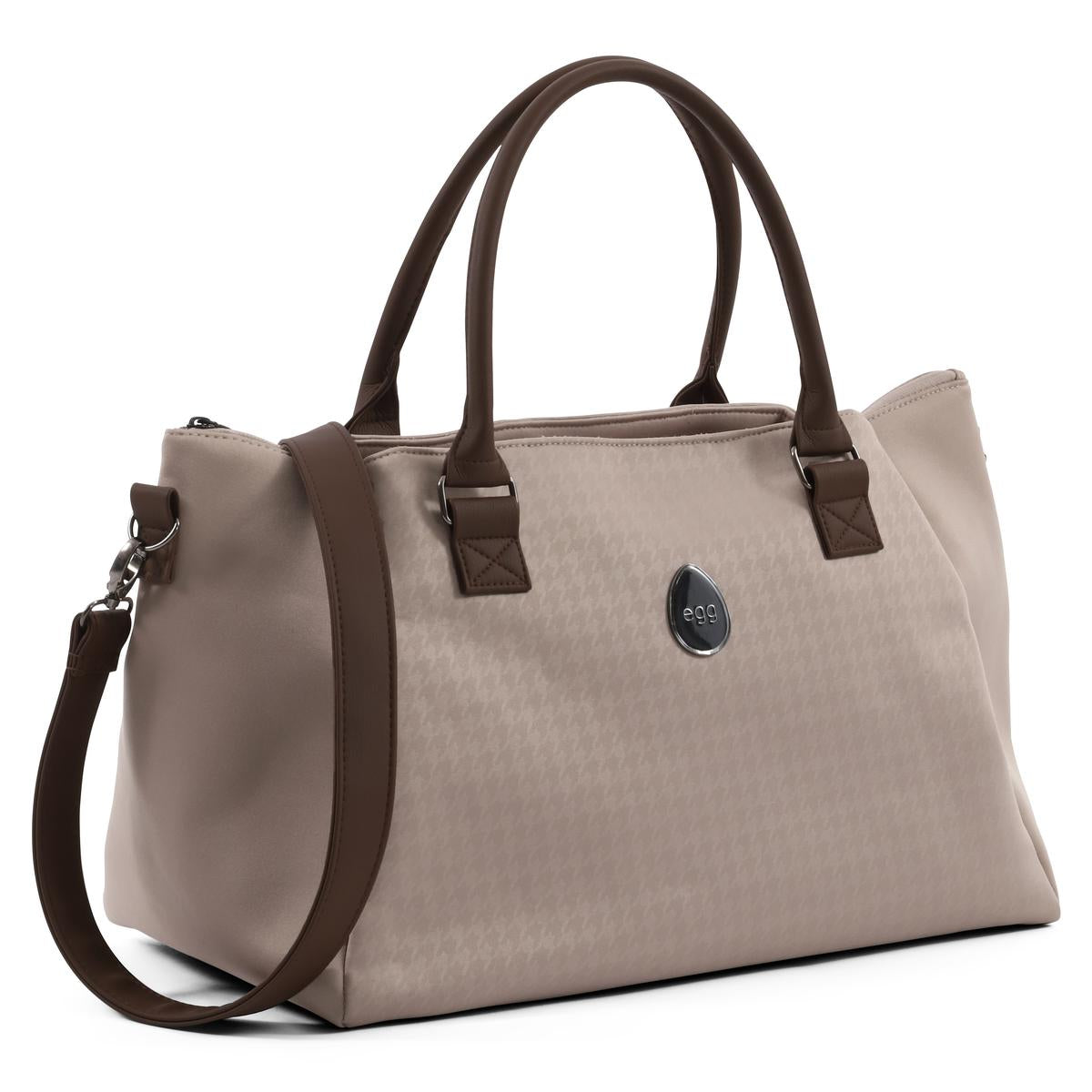 egg® 3 Overnight Bag - Houndstooth Almond ~ Birmingham store