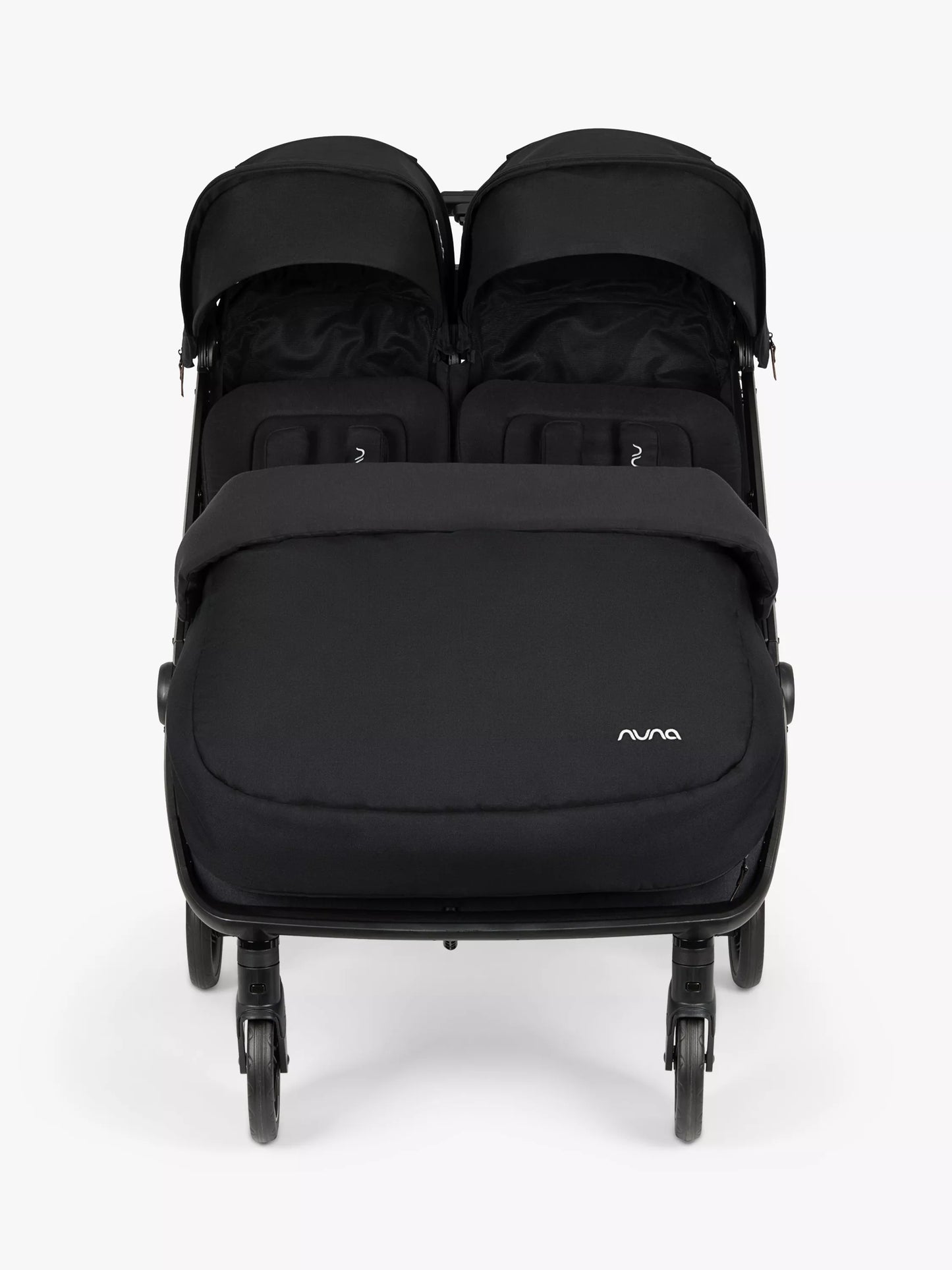Nuna trvl double footmuff~ caviar ~ open box