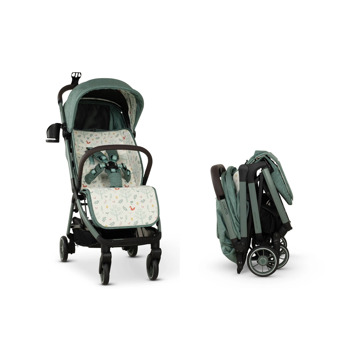 Cosatto Woosh City Recline Car Seat Bundle Meadow