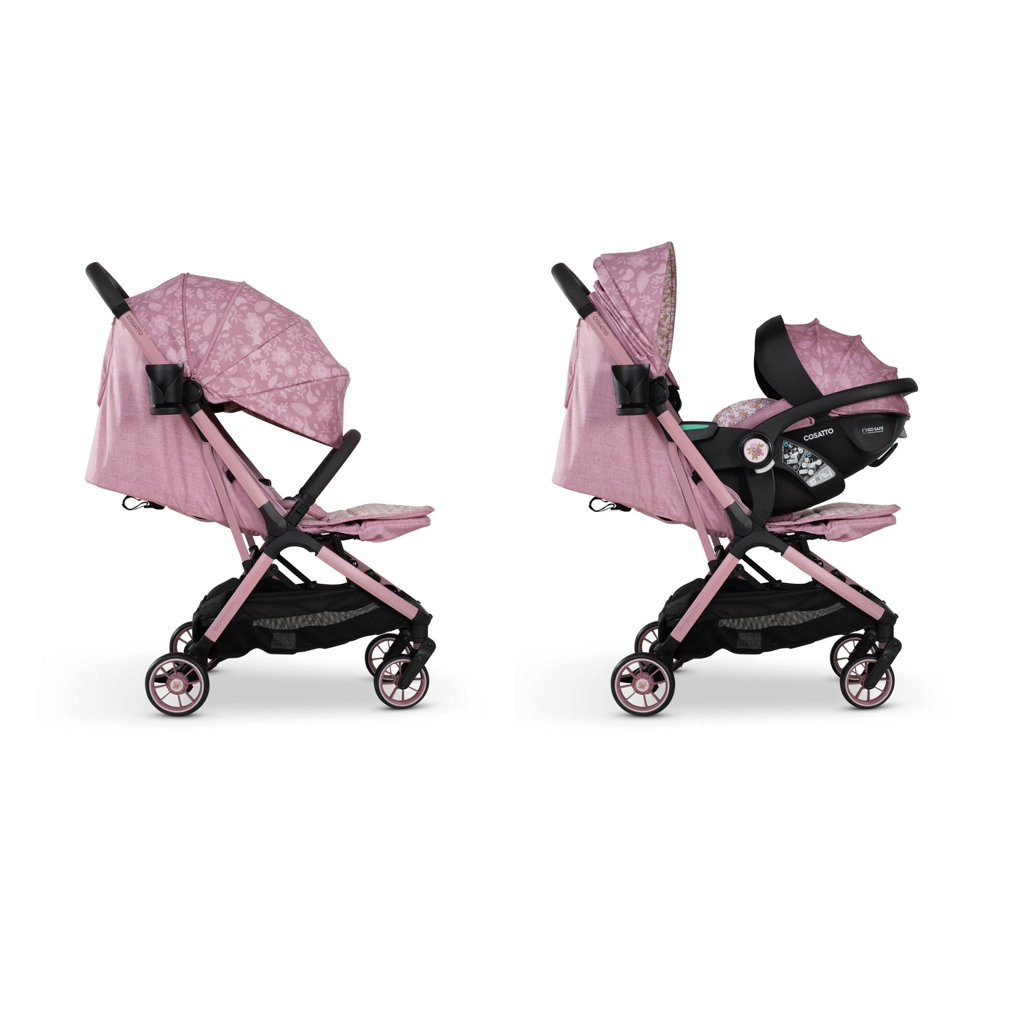 Cosatto Woosh City Recline Car Seat Bundle Camille