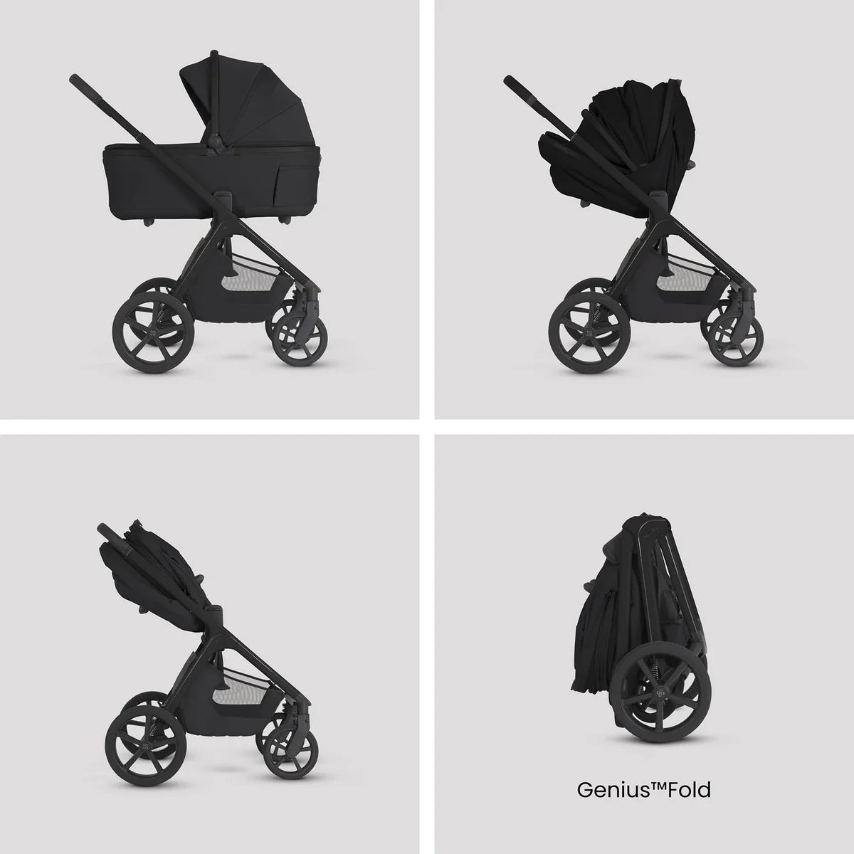 Silver Cross Cove 2 Onyx Travel System Ultimate 360 Family Car Seat Bundle (11 piece) Pre order