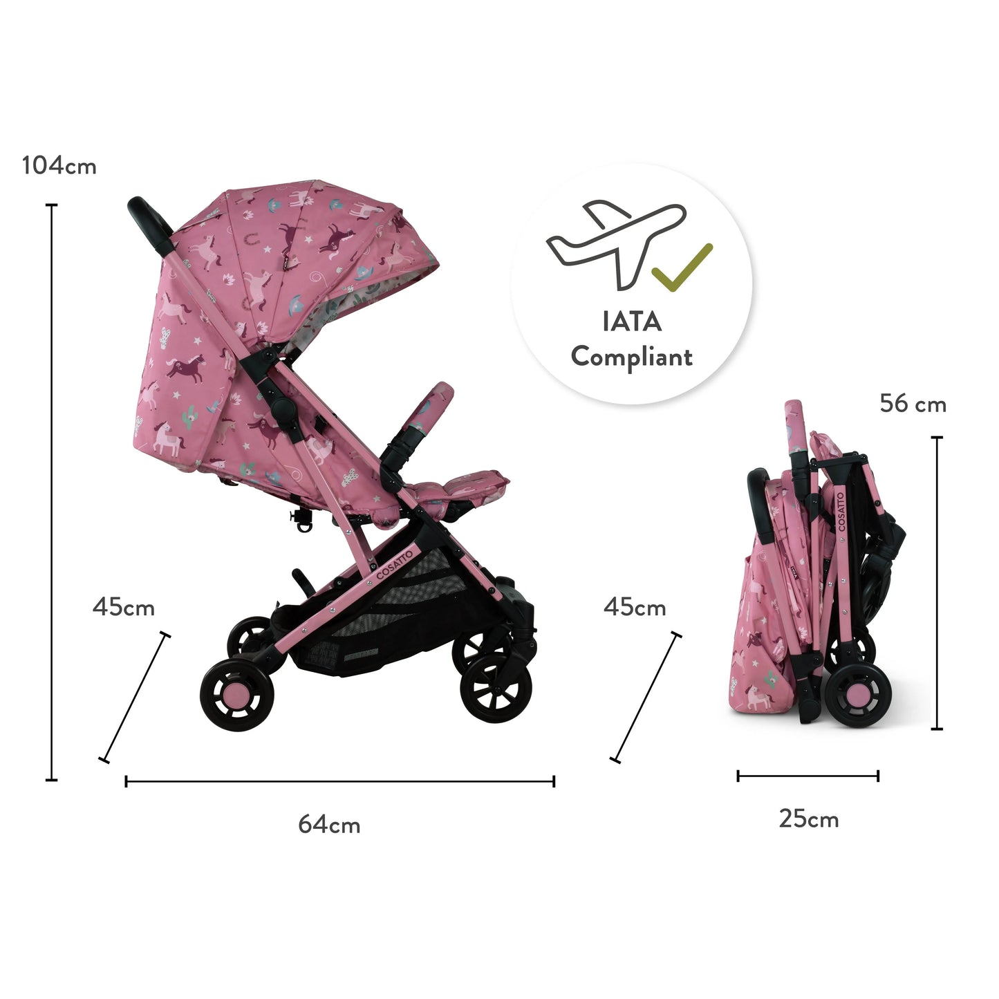 Cosatto Yo! Stroller Pony Party