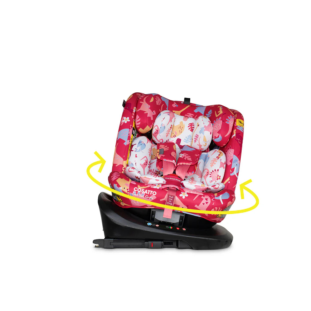 Cosatto Get Set Grow i-Size Car Seat Dino Delite * JUNE OFFER