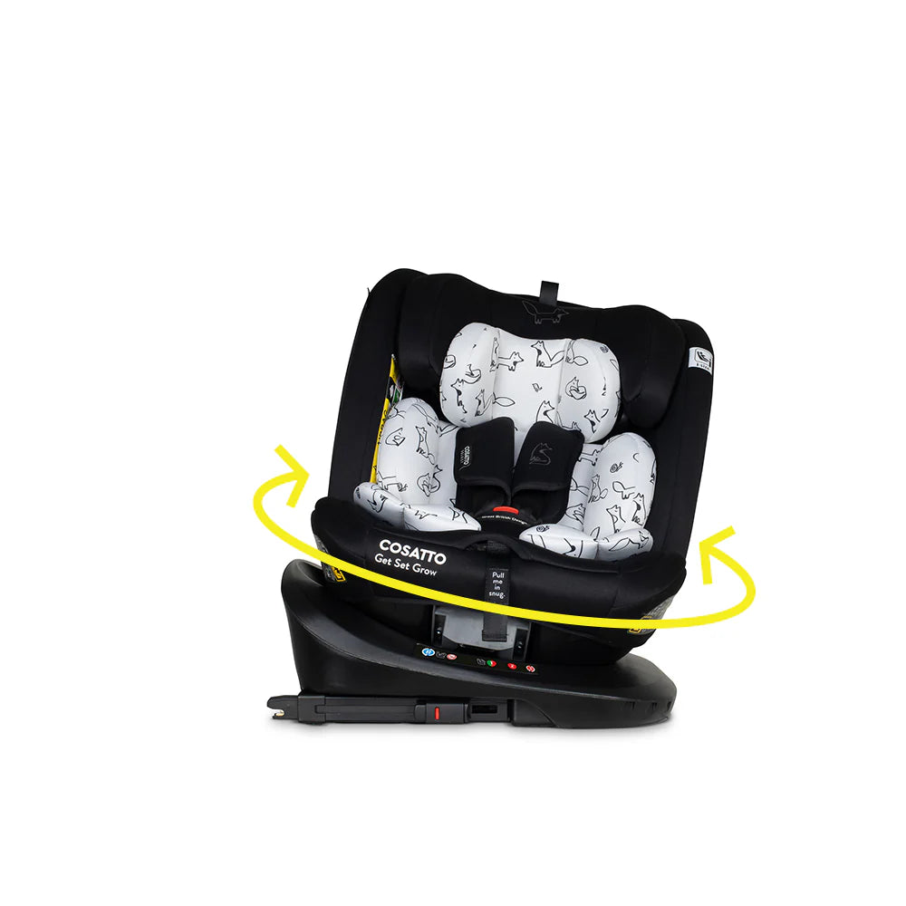 Cosatto Get Set Grow i-Size Car Seat Fixed *JUNE OFFER