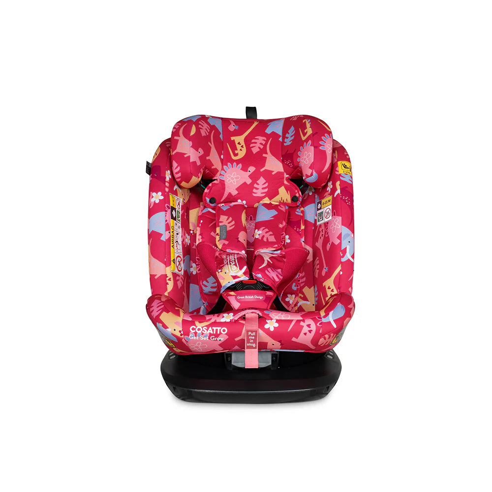 Cosatto Get Set Grow i-Size Car Seat Dino Delite * JUNE OFFER