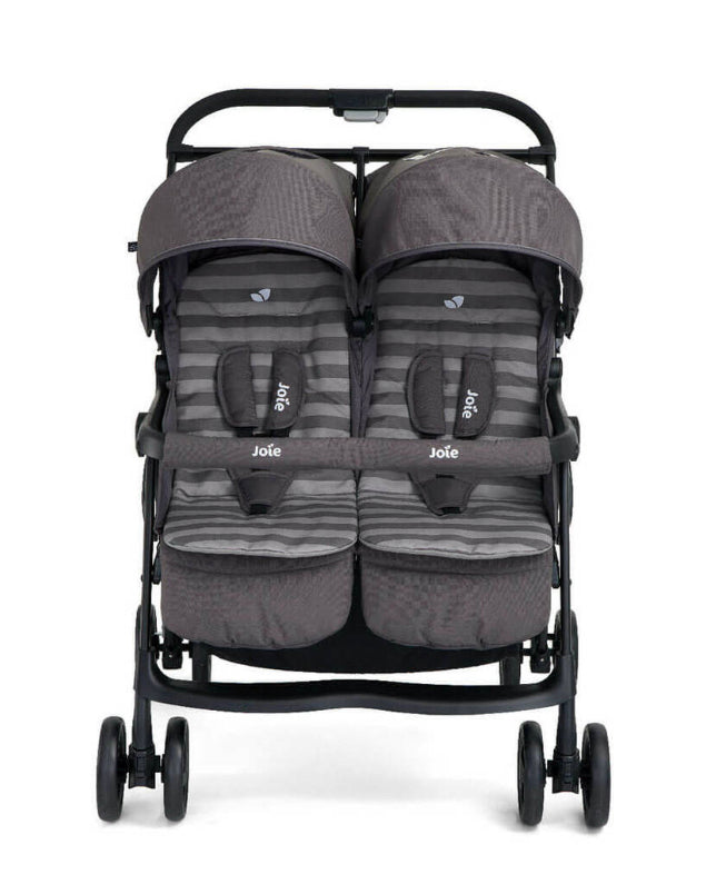 Joie Aire Twin Stroller inc 2 Footmuffs Ex display