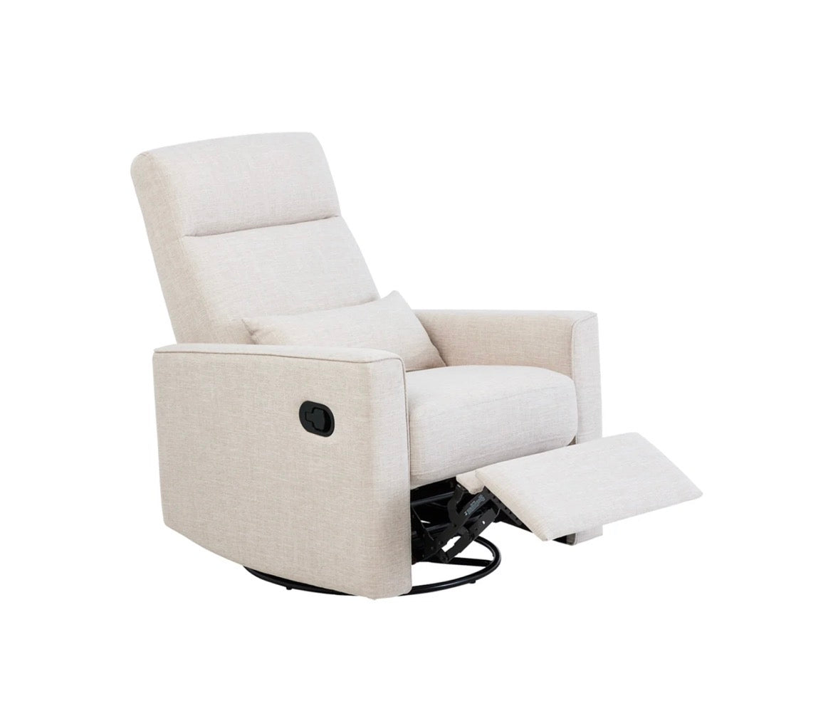 Tutti Bambini Paige Recliner Glider Nursery Chair ~ Egg shell