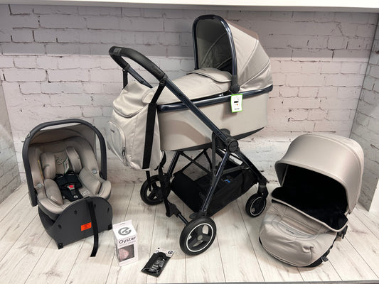 Babystyle Oyster Gravity+ 9 Piece Bundle - Stone ~ Ex display ~ Birmingham store