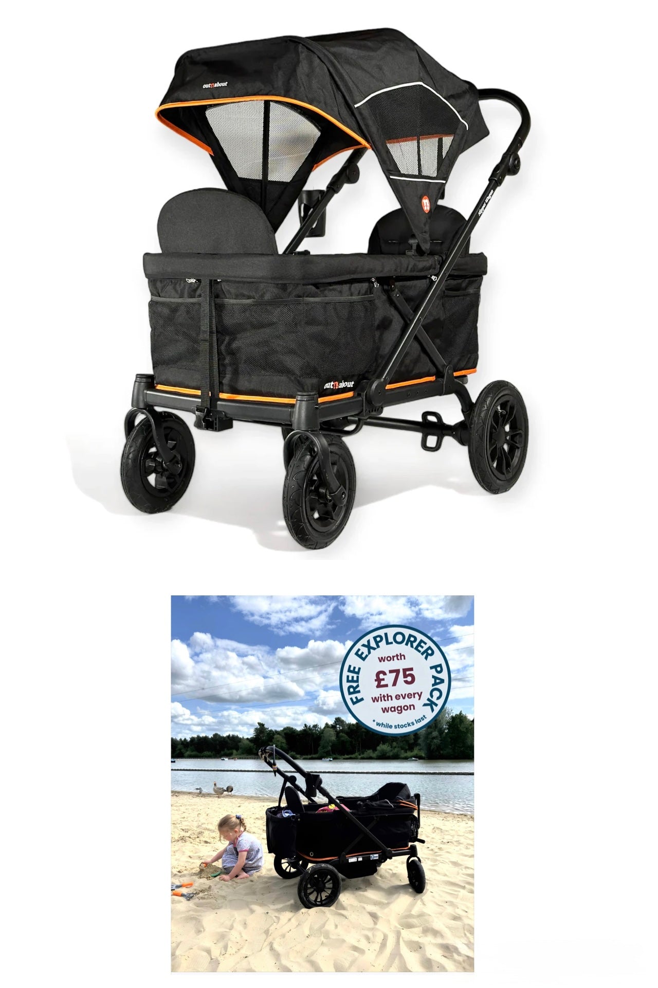 Out n About Nipper Wagon 2026 Model FREE explorer Pack