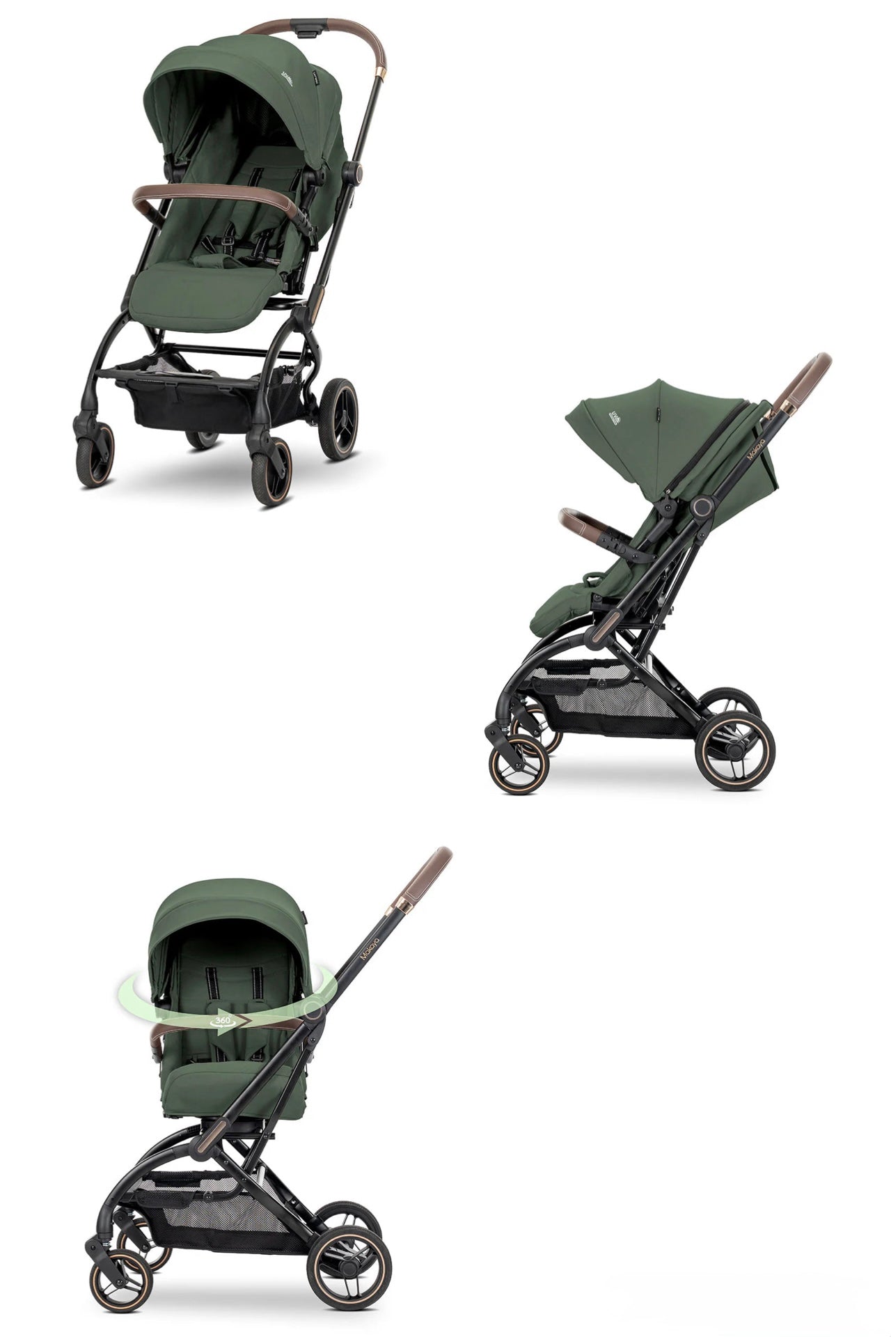 Lorelli Makaya 360 Rotation Stroller – Green