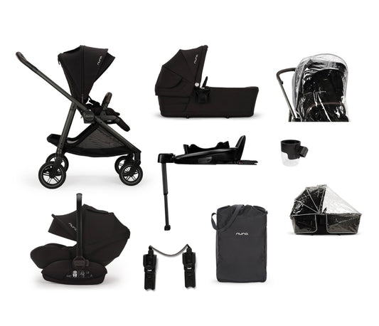 Nuna SWIV +ARRA NEXT Travel System Bundle - Caviar