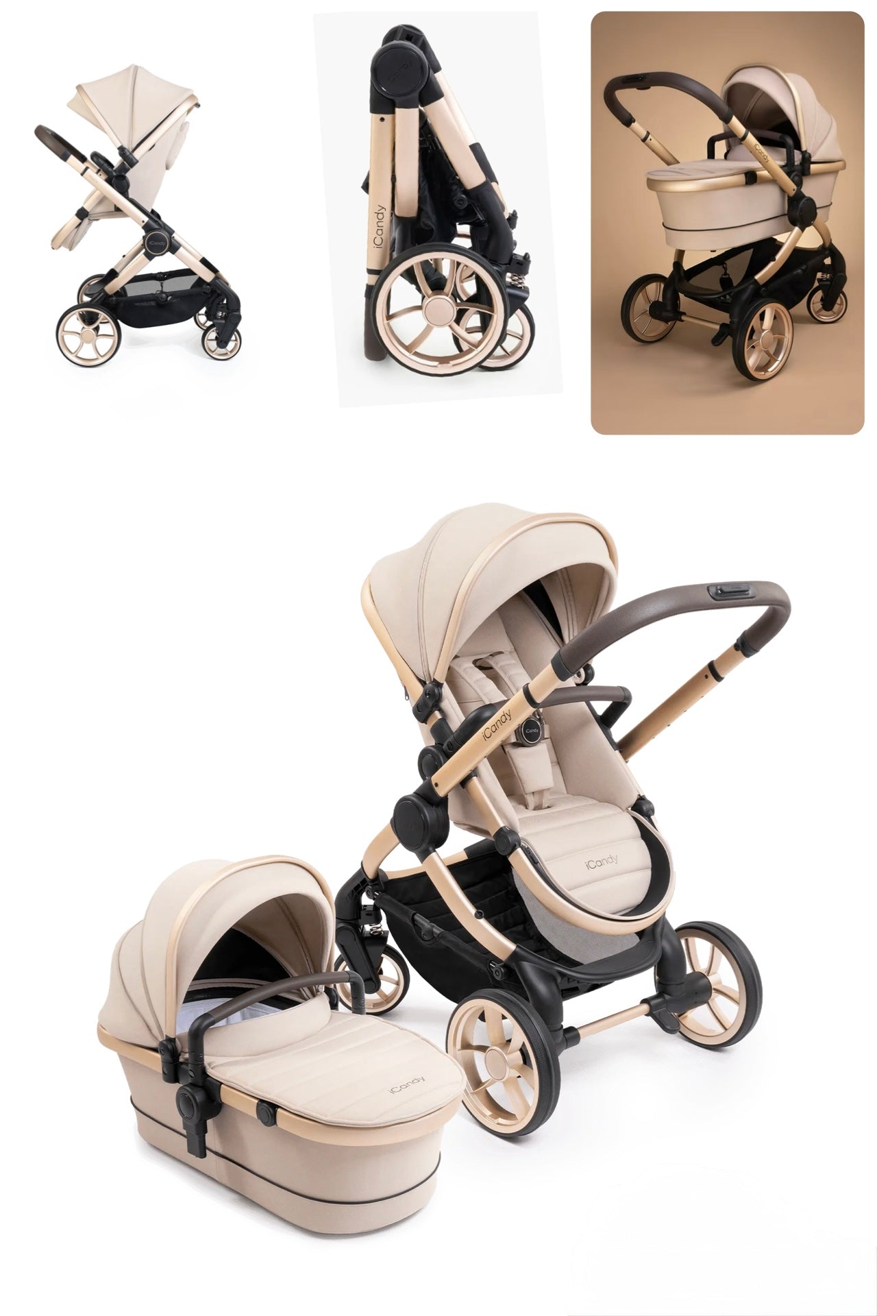 iCandy Peach 7 Bundle In Biscotti Ex Display