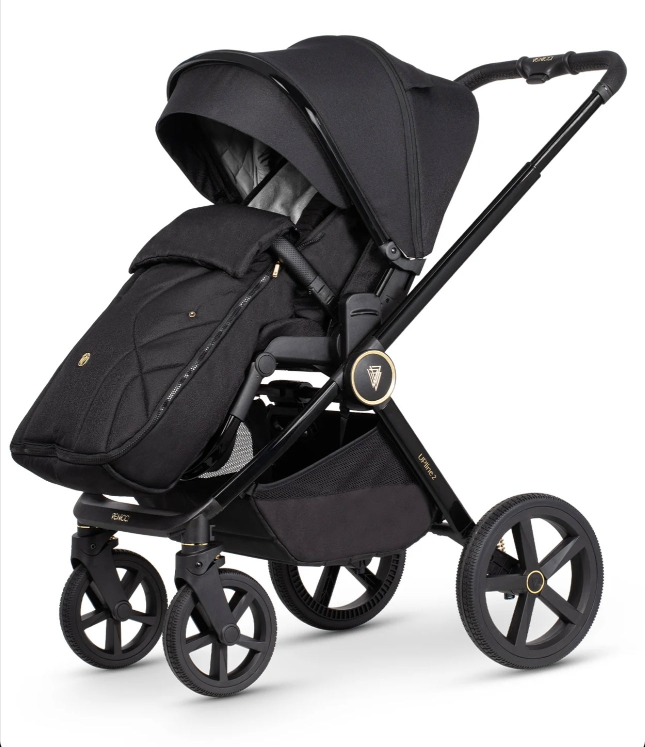 Venicci Upline 2 3 in 1 With  Rotating Base All Black