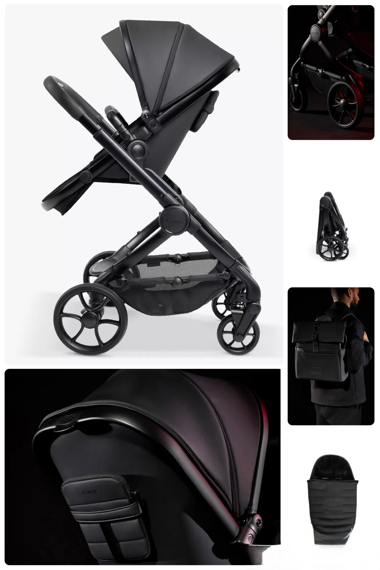 iCandy Peach 7 Pushchair Inc Footmuff And Bag Studio Ex Display