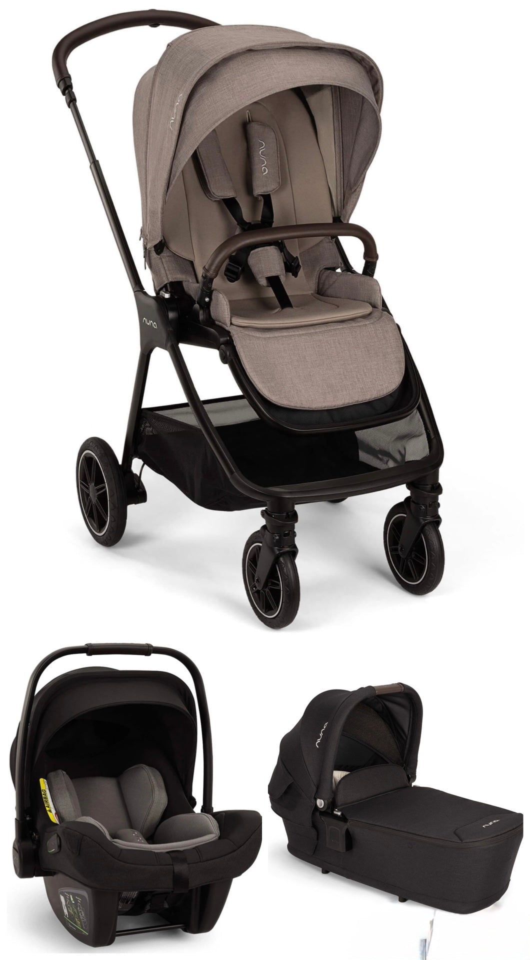 Nuna TRIV Next Cedar Caviar & Pipa Next Bundle Mix Match