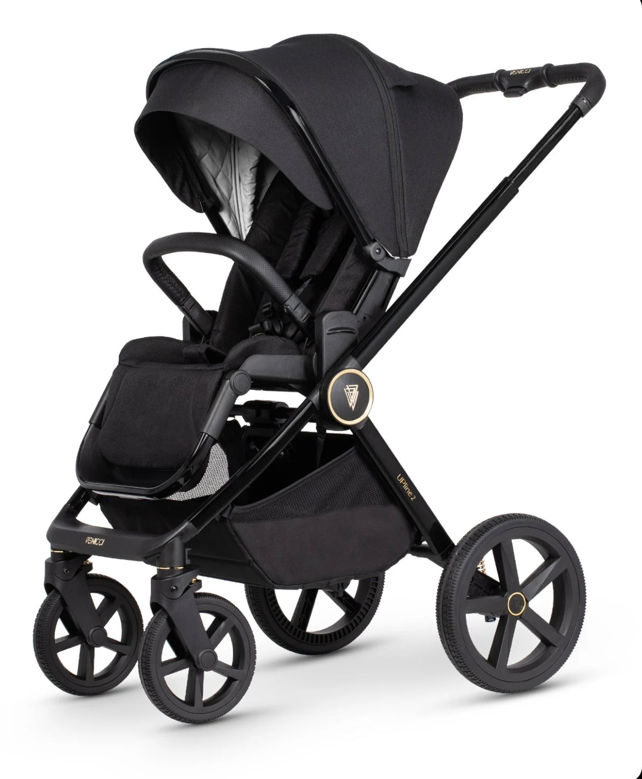 Venicci Upline 2 3 in 1 With  Rotating Base All Black