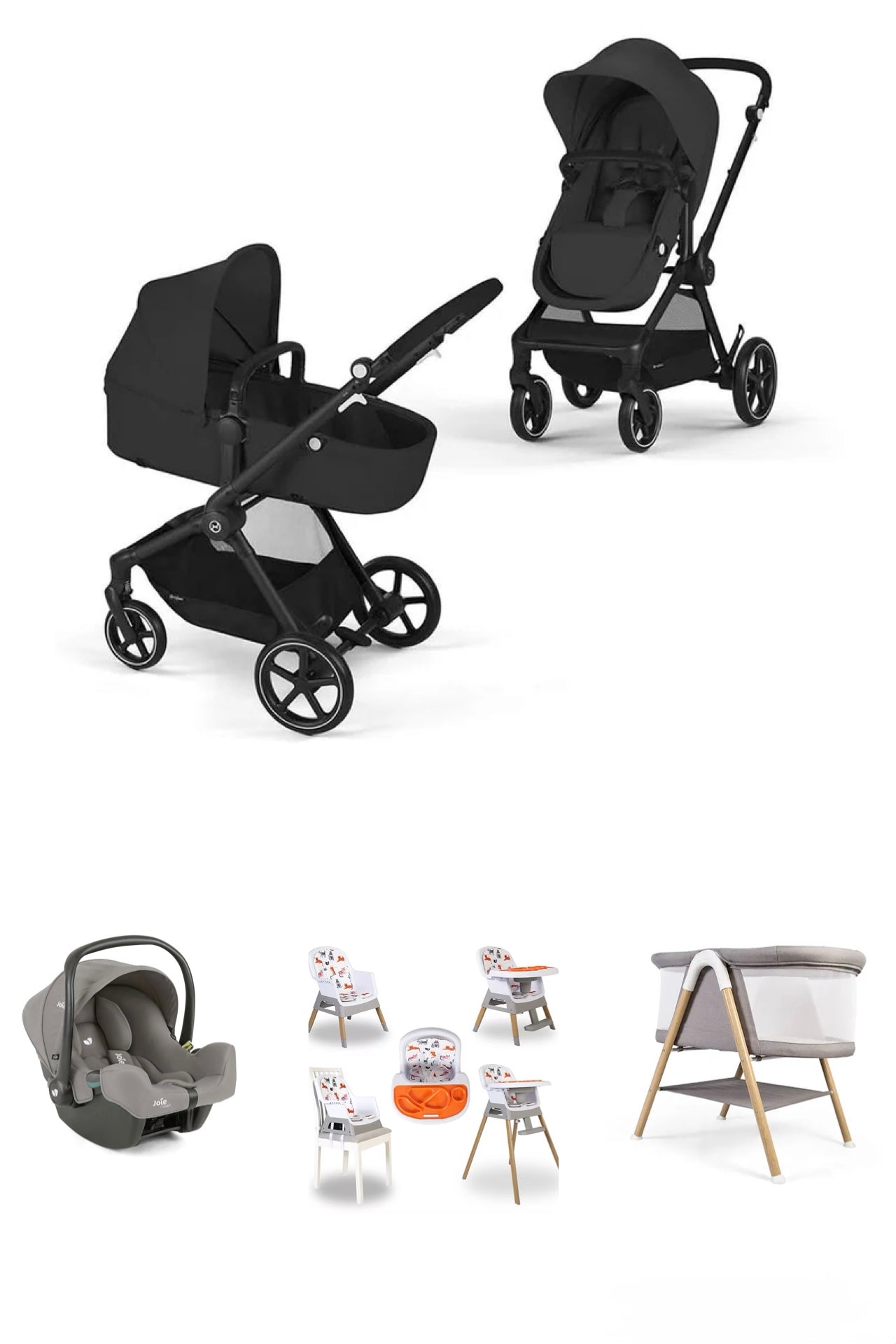 Cybex Snooze Bundle Moon Black *Collection