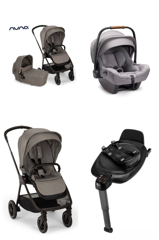 Nuna Triv Next With Pipa Next Travel System Bundle + I-Size Granite