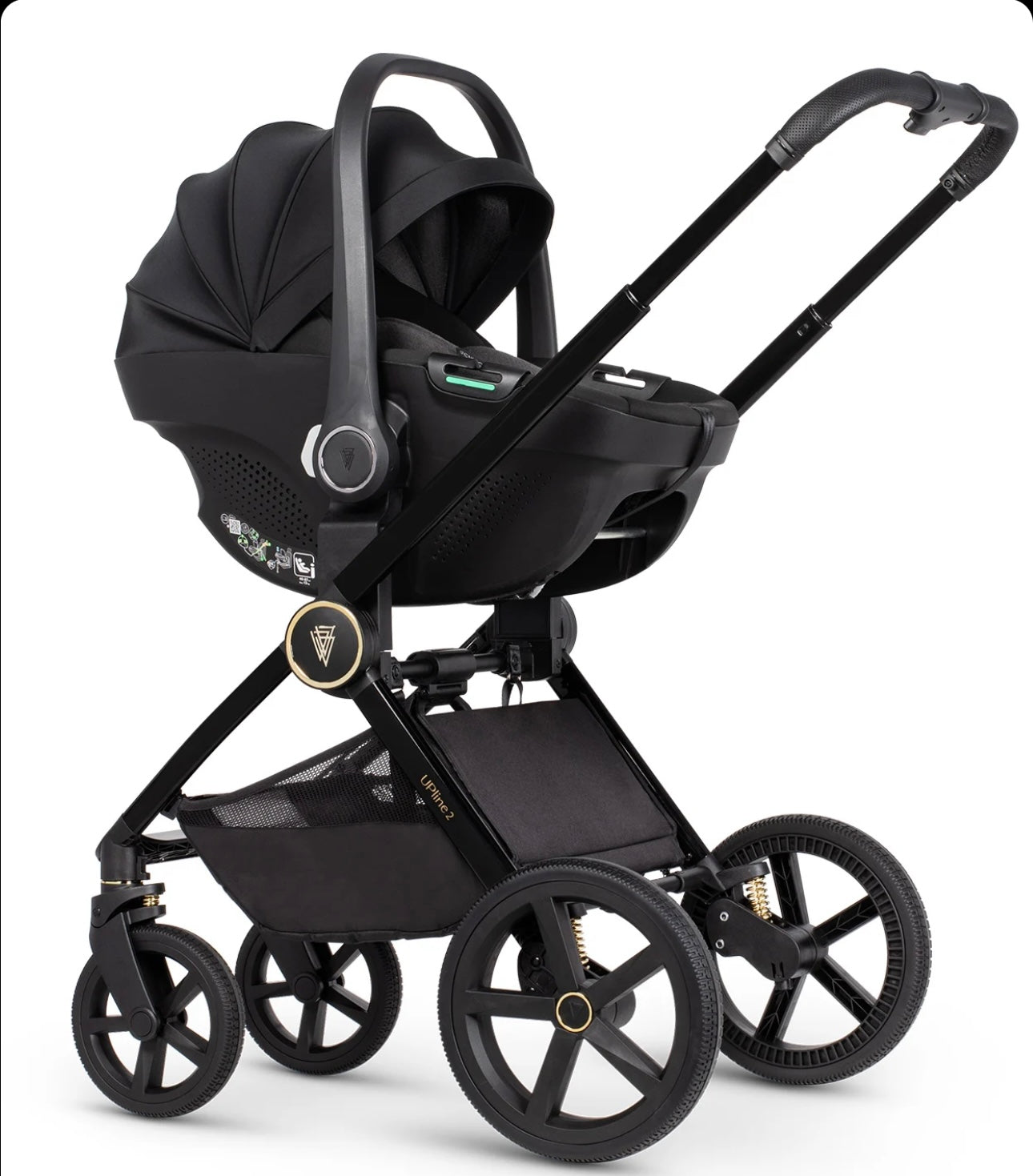 Venicci Upline 2 3 in 1 With  Rotating Base All Black