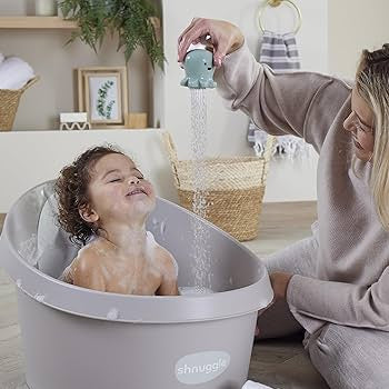 Shnuggle
Toddler Bath With Plug, Taupe