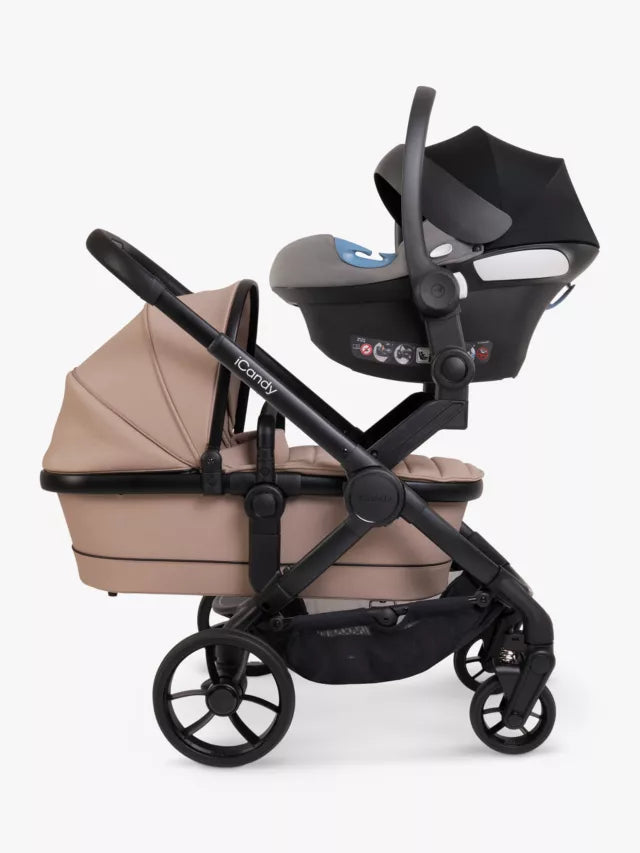 iCandy Peach 7 Twin Pushchair and Carrycot, Cookie