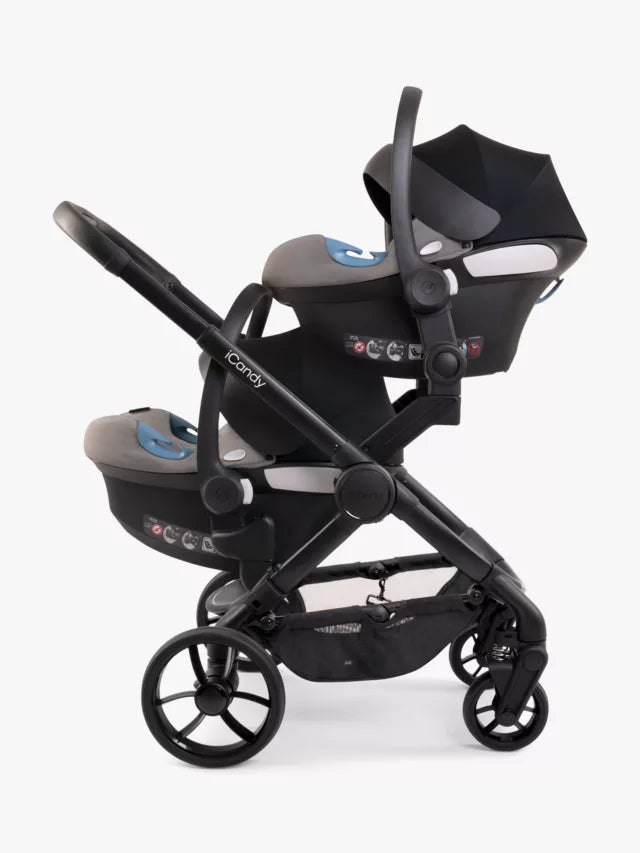 iCandy Peach 7 Twin Pushchair and Carrycot, Cookie