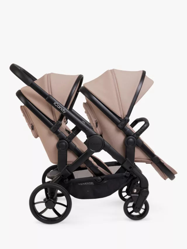 iCandy Peach 7 Twin Pushchair and Carrycot, Cookie