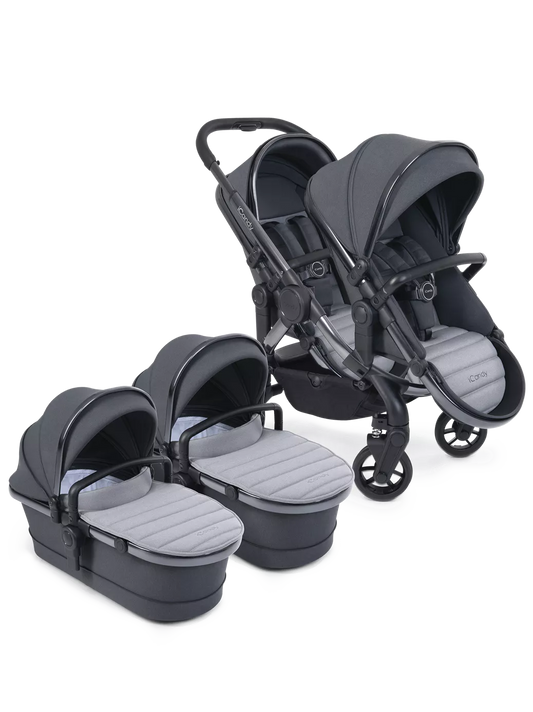 iCandy Peach 7 Twin Pushchair and Carrycot, Truffle