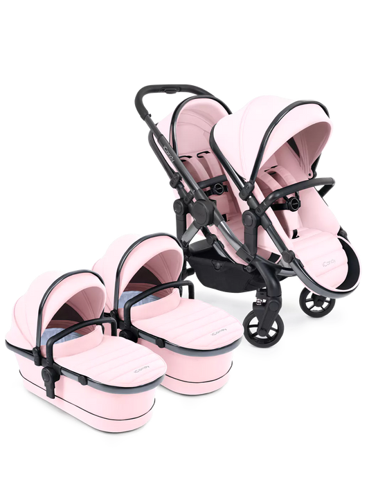 iCandy Peach 7 Twin Pushchair and Carrycot, Blush